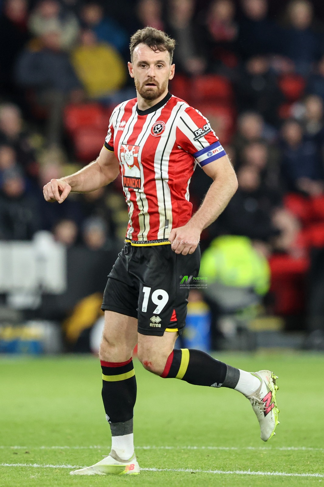 Jack Robinson of Sheffield United during the Sky Bet Championship match Sheffield United vs Sunderland at Bramall Lane, Sheffield, United Kingdom, 29th November 2024

(Photo by Alfie Cosgrove/News Images)