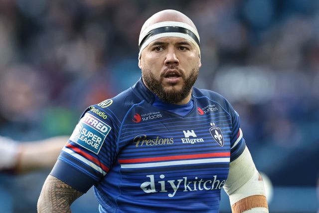Jazz Tevaga of Wakefield Trinity during the Betfred Super League Round 2 match Huddersfield Giants vs Wakefield Trinity at Accu Stadium, Huddersfield, United Kingdom on 22 February 2026

(Photo by Mark Cosgrove/News Images)