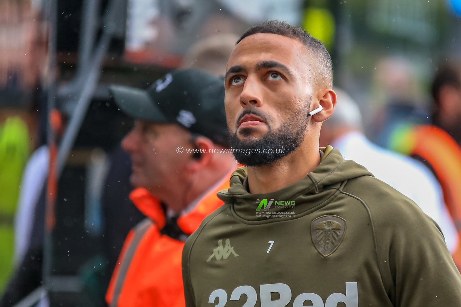 11th May 2019, Pride Park, Derby, England; Sky Bet Championship Play-offs Semi-Final 1st leg, Derby County vs Leeds United ; 


Kemar Roofe (07) of Leeds Utd  arriving at Pride Park
Credit: Craig Milner/News Images 

English Football League images are subject to DataCo Licence