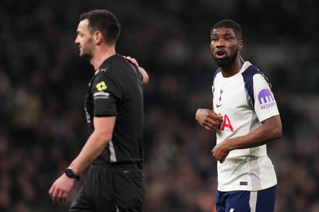 Kevin Danso of Tottenham Hotspur during the Premier League match Tottenham Hotspur vs Crystal Palace at Tottenham Hotspur Stadium, London, United Kingdom on 05 March 2026

(Photo by Harvey Murphy/News Images)