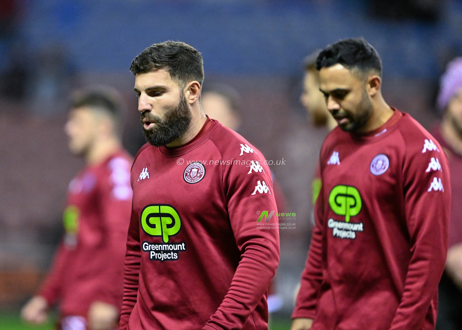 Abbas Miski of Wigan Warriors during pre match warm up, during the Betfred Super League Round 3 match Wigan Warriors vs Huddersfield Giants at DW Stadium, Wigan, United Kingdom, 1st March 2024

(Photo by Cody Froggatt/News Images)