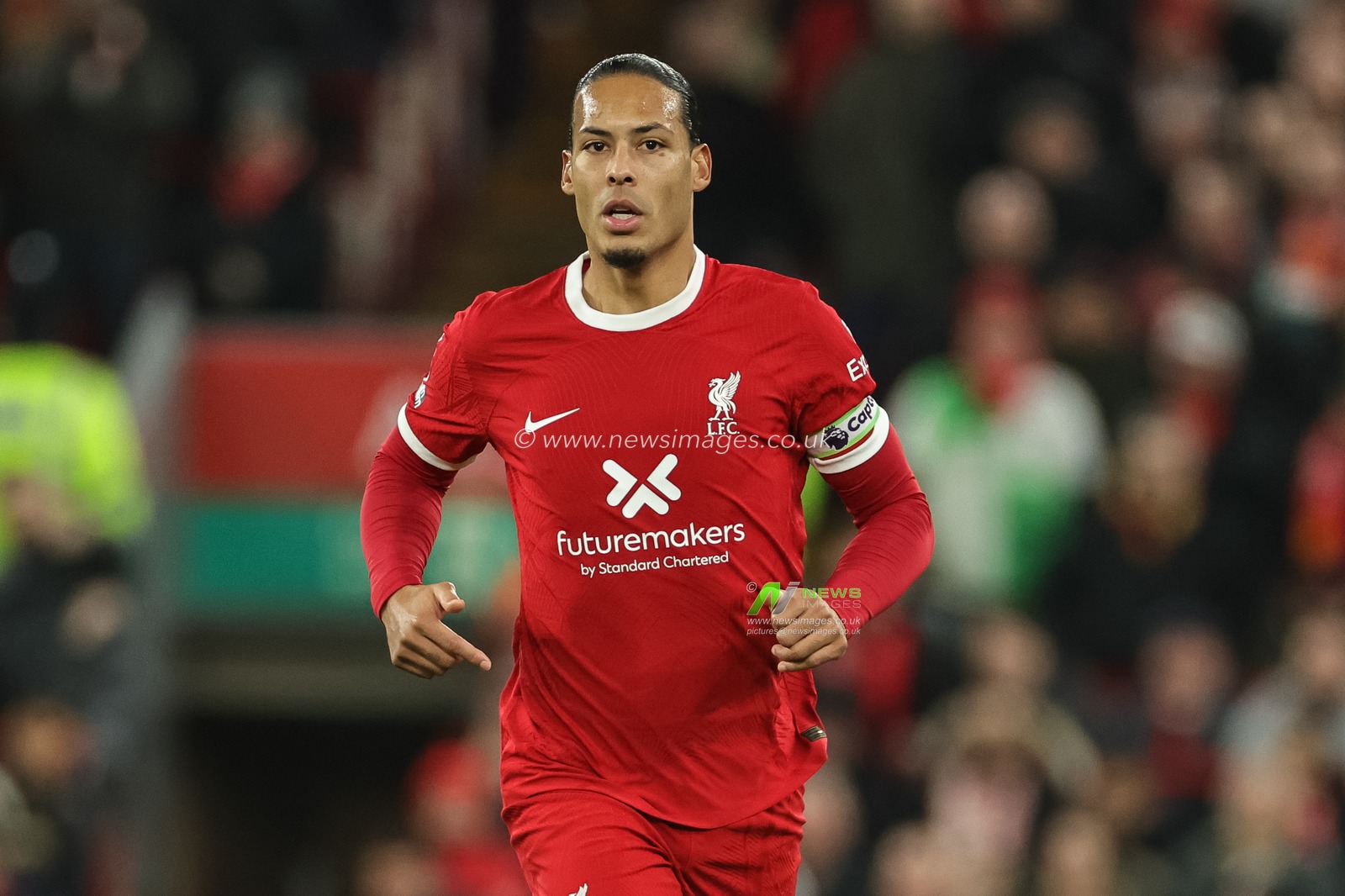 Virgil van Dijk of Liverpool during the Premier League match Liverpool vs Manchester United at Anfield, Liverpool, United Kingdom, 17th December 2023

(Photo by Mark Cosgrove/News Images)
