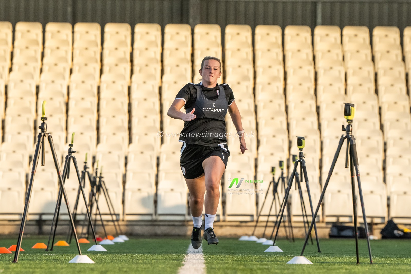 Barnsley FC Women pre-season training at Oakwell, Barnsley, United Kingdom, 17th July 2023

(Photo by Craig Thomas/News Images)