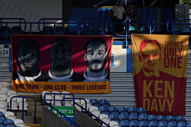 Huddersfield flags before the Betfred Super League round 19 match Huddersfield Giants vs Wakefield Trinity at the Accu Stadium, Huddersfield, United Kingdom, 18th July 2025

(Photo by Sam Eaden/News Images)