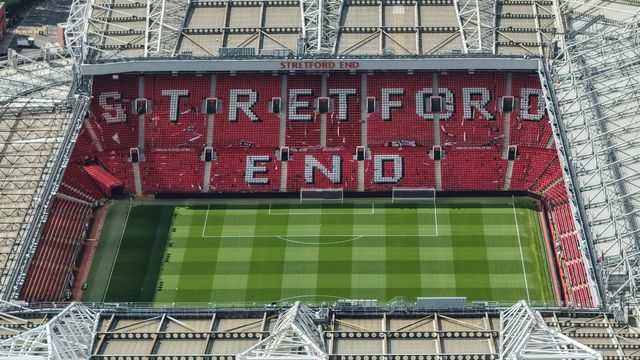 An aerial view of Old Trafford during the Premier League match Manchester United vs Brentford at Old Trafford, Manchester, United Kingdom on 27 April 2026

(Photo by Mark Cosgrove/News Images)