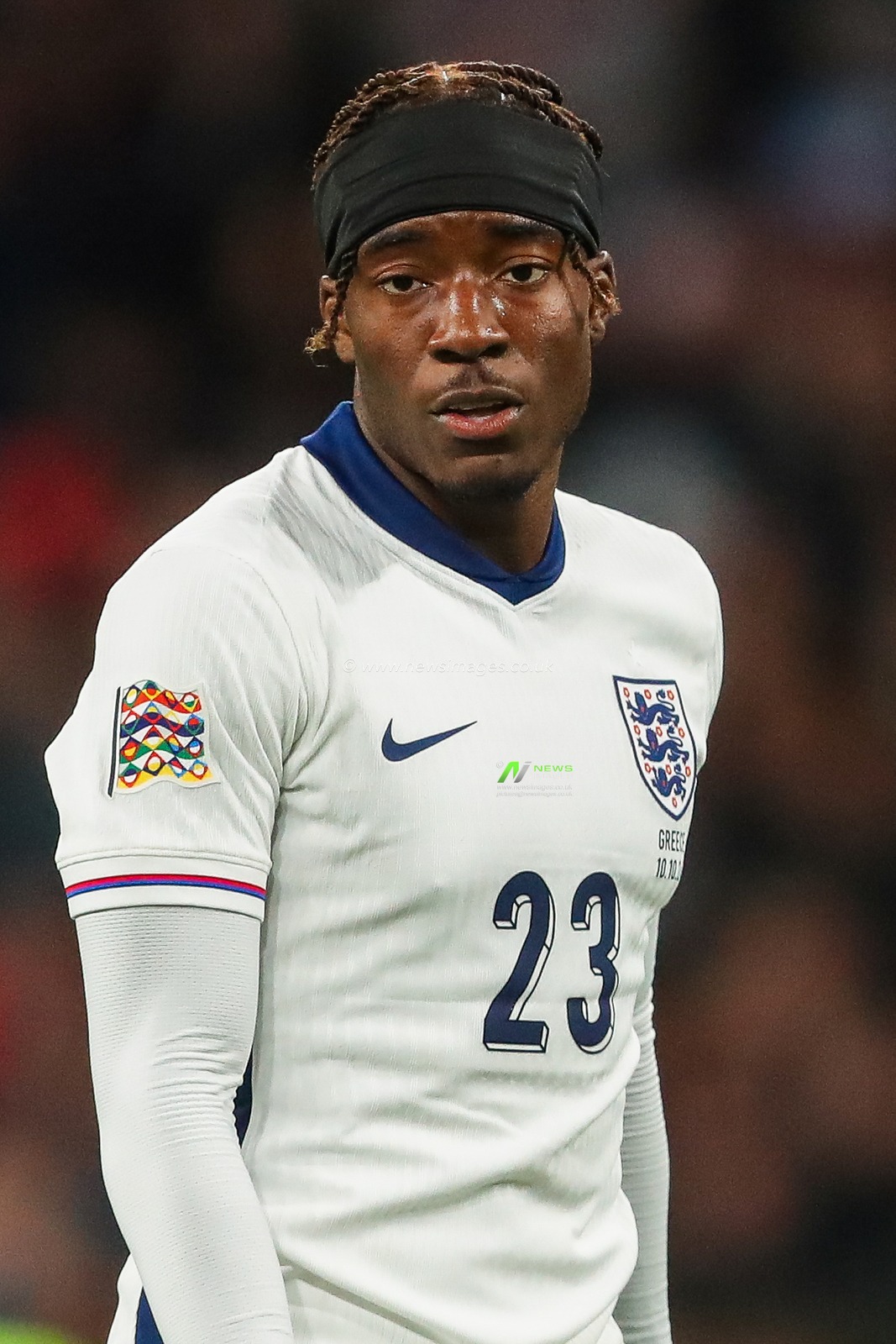Noni Madueke of England looks on during the UEFA Nations League - League B - Group B2 - match England vs Greece at Wembley Stadium, London, United Kingdom, 10th October 2024

(Photo by Gareth Evans/News Images)