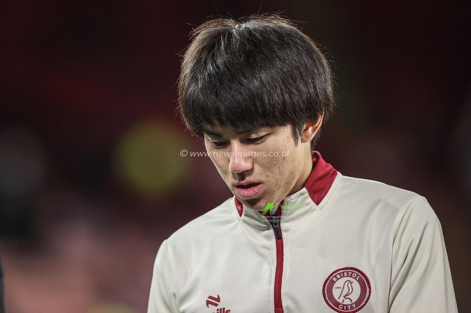 Yu Hirakawa of Bristol City in the pregame warmup session during the Sky Bet Championship match Sheffield United vs Bristol City at Bramall Lane, Sheffield, United Kingdom, 11th March 2025

(Photo by Alfie Cosgrove/News Images)