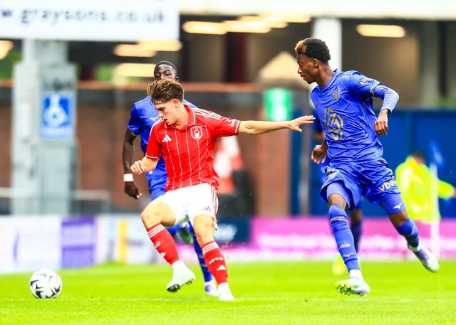 Jimmy Sinclair of Nottingham Forest in action during the Pre-season friendly match Nottingham Forest vs Monaco at SMH Group Stadiumact Stadium, Chesterfield, United Kingdom, 19th July 2025

(Photo by Richard Bierton/News Images)