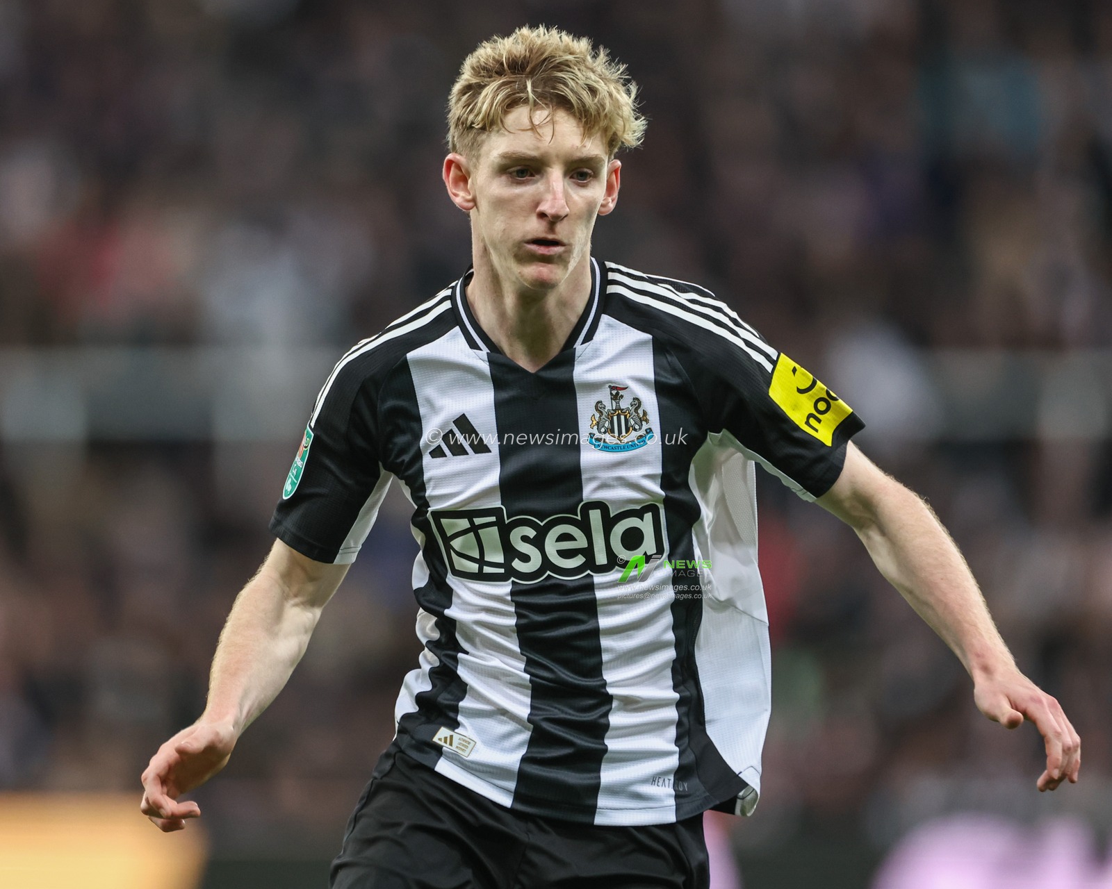 Anthony Gordon of Newcastle United during the Carabao Cup Last 16 match Newcastle United vs Chelsea at St. James's Park, Newcastle, United Kingdom, 30th October 2024

(Photo by Mark Cosgrove/News Images)