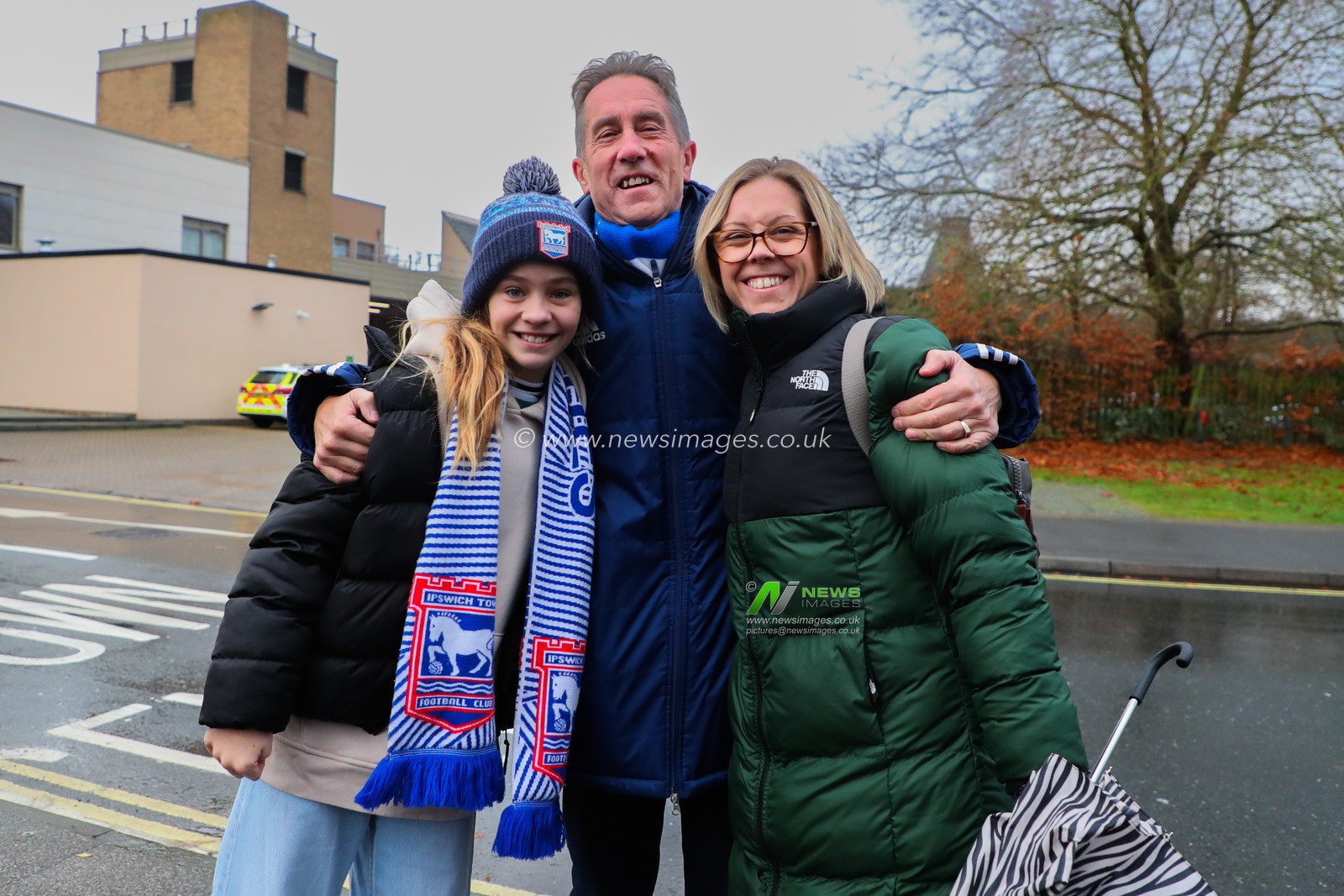 Fans arrive at Portman Road prior to the Premier League match Ipswich Town vs Bournemouth at Portman Road, Ipswich, United Kingdom, 8th December 2024

(Photo by Izzy Poles/News Images)