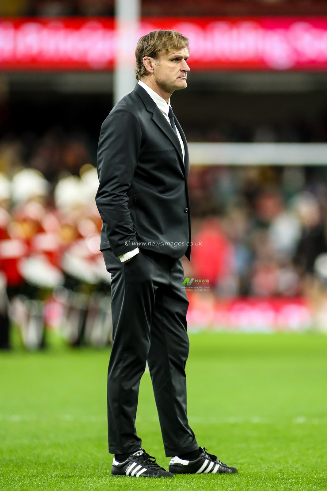 New Zealand Head Coach Scott Robertson during the Quilter Nations Series 2025 match Wales vs New Zealand at Principality Stadium, Cardiff, United Kingdom, 22nd November 2025

(Photo by Andrew Lewis/News Images)

*** GER AUT SUI OUT ***