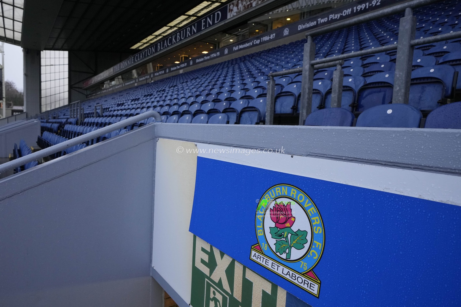 A general view of Ewood Park Stadium, home of Blackburn Rovers before the Sky Bet Championship match Blackburn Rovers vs Leeds United at Ewood Park, Blackburn, United Kingdom, 9th December 2023

(Photo by Steve Flynn/News Images)