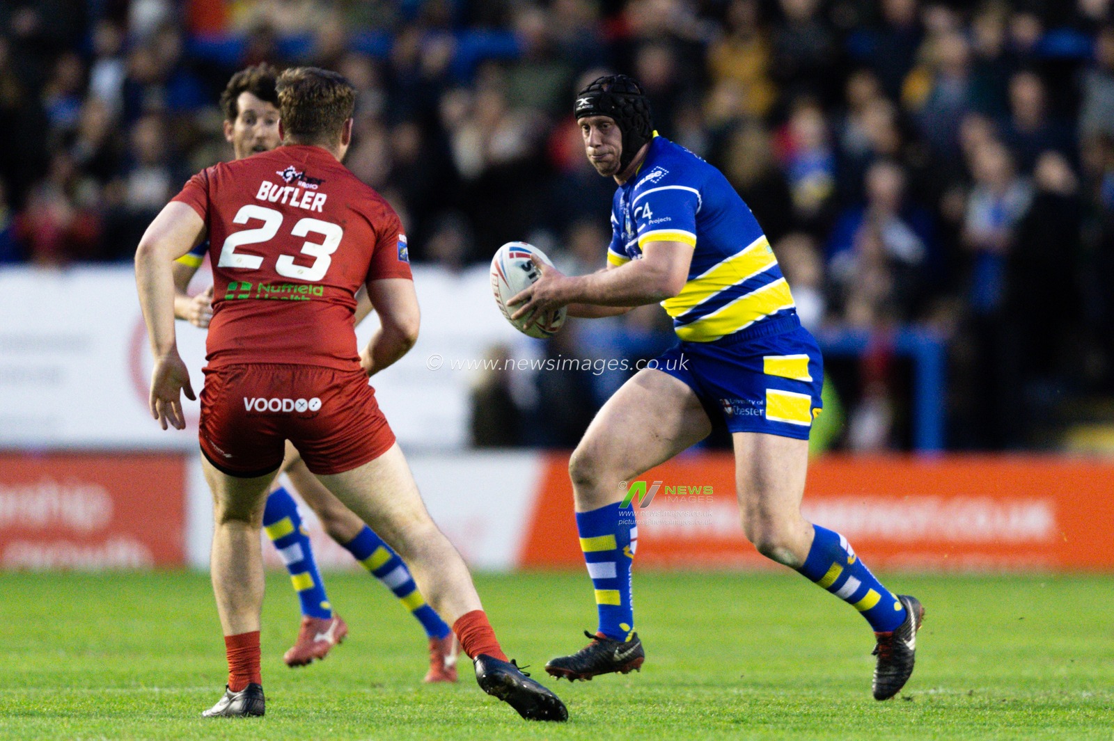 5th April 2019 , Halliwell Jones Stadium, Warrington, England;  Betfred Super League, Round 9, Warrington Wolves vs London Broncos ; Chris Hill of Warrington Wolves 

Credit: Richard Long/News Images