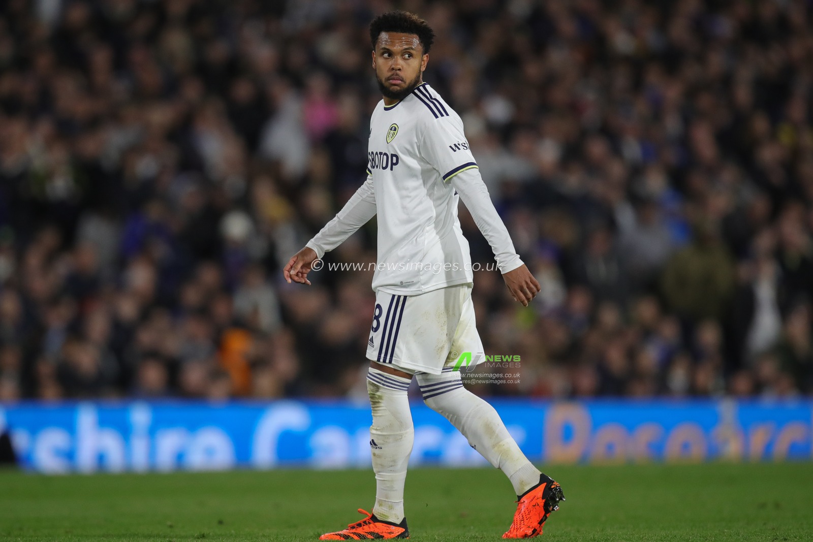 Weston McKennie #28 of Leeds United during the Premier League match Leeds United vs Leicester City at Elland Road, Leeds, United Kingdom, 25th April 2023

(Photo by James Heaton/News Images)
