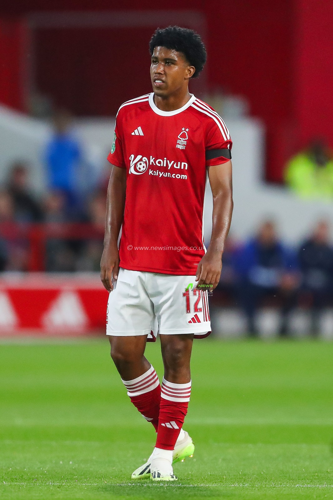 Andrey Santos #12 of Nottingham Forest during the Carabao Cup match Nottingham Forest vs Burnley at City Ground, Nottingham, United Kingdom, 30th August 2023

(Photo by Gareth Evans/News Images)
