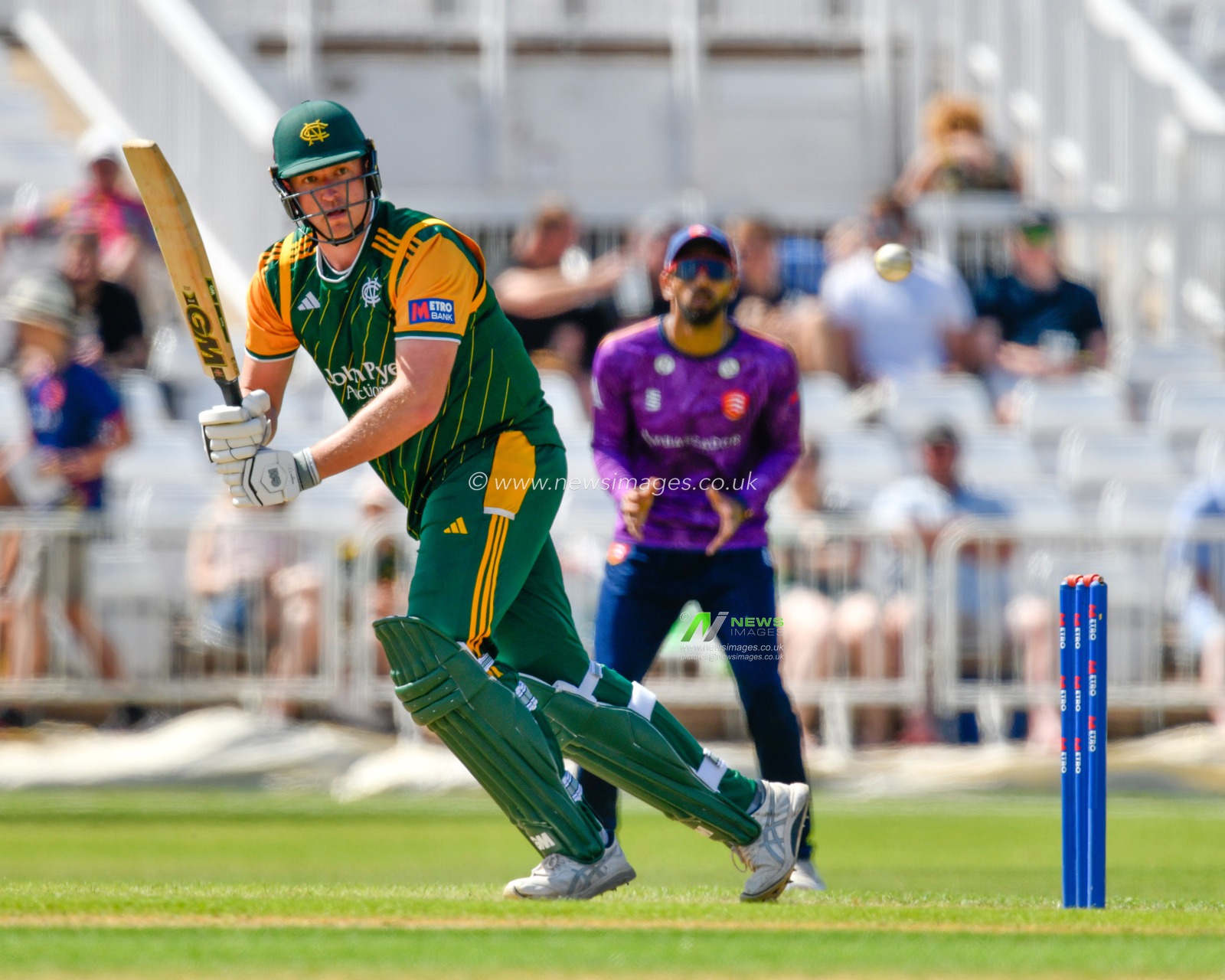 Luke FLETCHER of Nottingham Outlaws batting during the Royal London One-day Cup match Nottinghamshire vs Essex at Trent Bridge, Nottingham, United Kingdom, 11th August 2024

(Photo by Mark Dunn/News Images)
