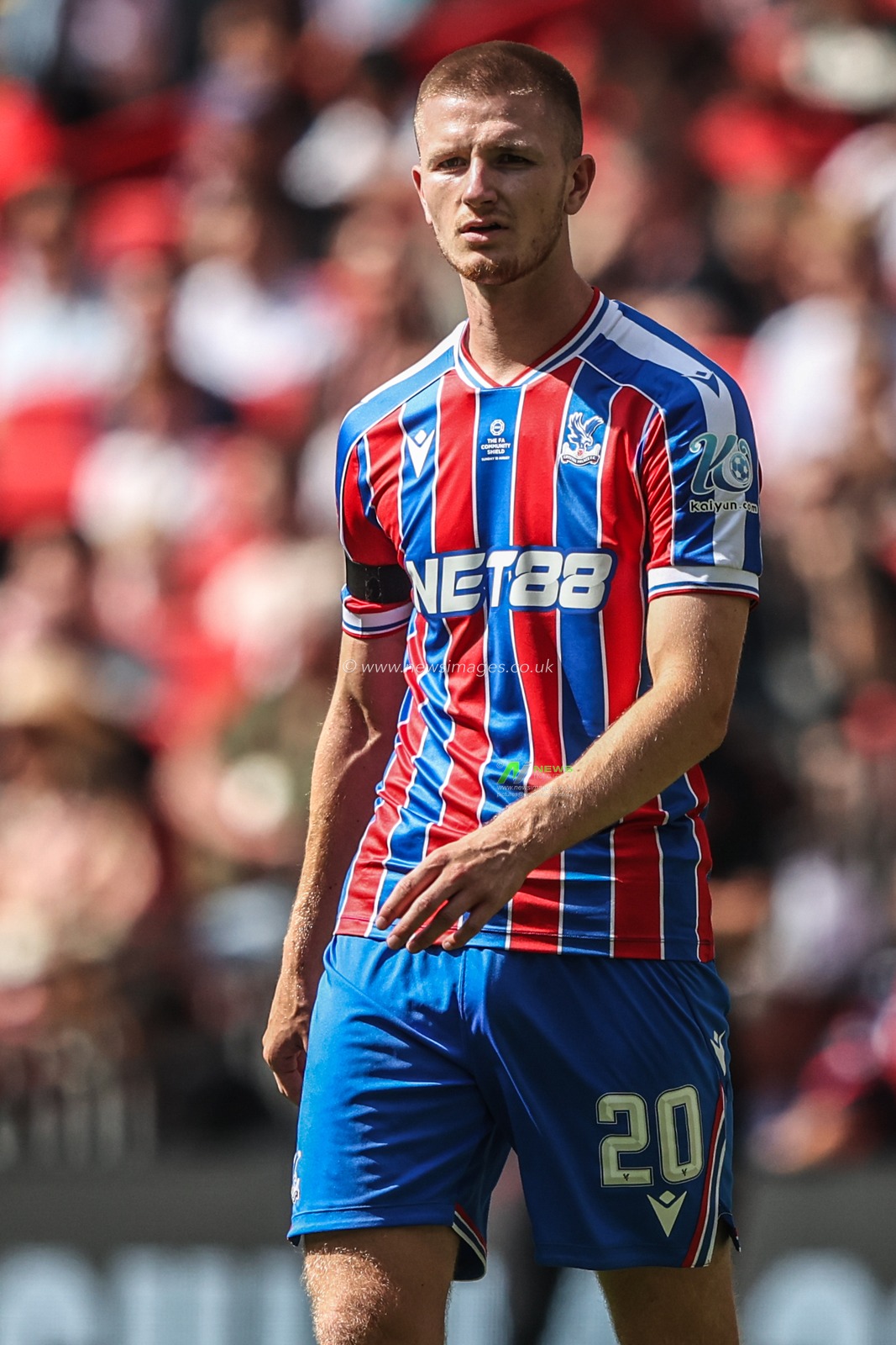 Adam Wharton of Crystal Palace during the The FA Community Shield match Crystal Palace vs Liverpool at Wembley Stadium, London, United Kingdom, 10th August 2025

(Photo by Alfie Cosgrove/News Images)