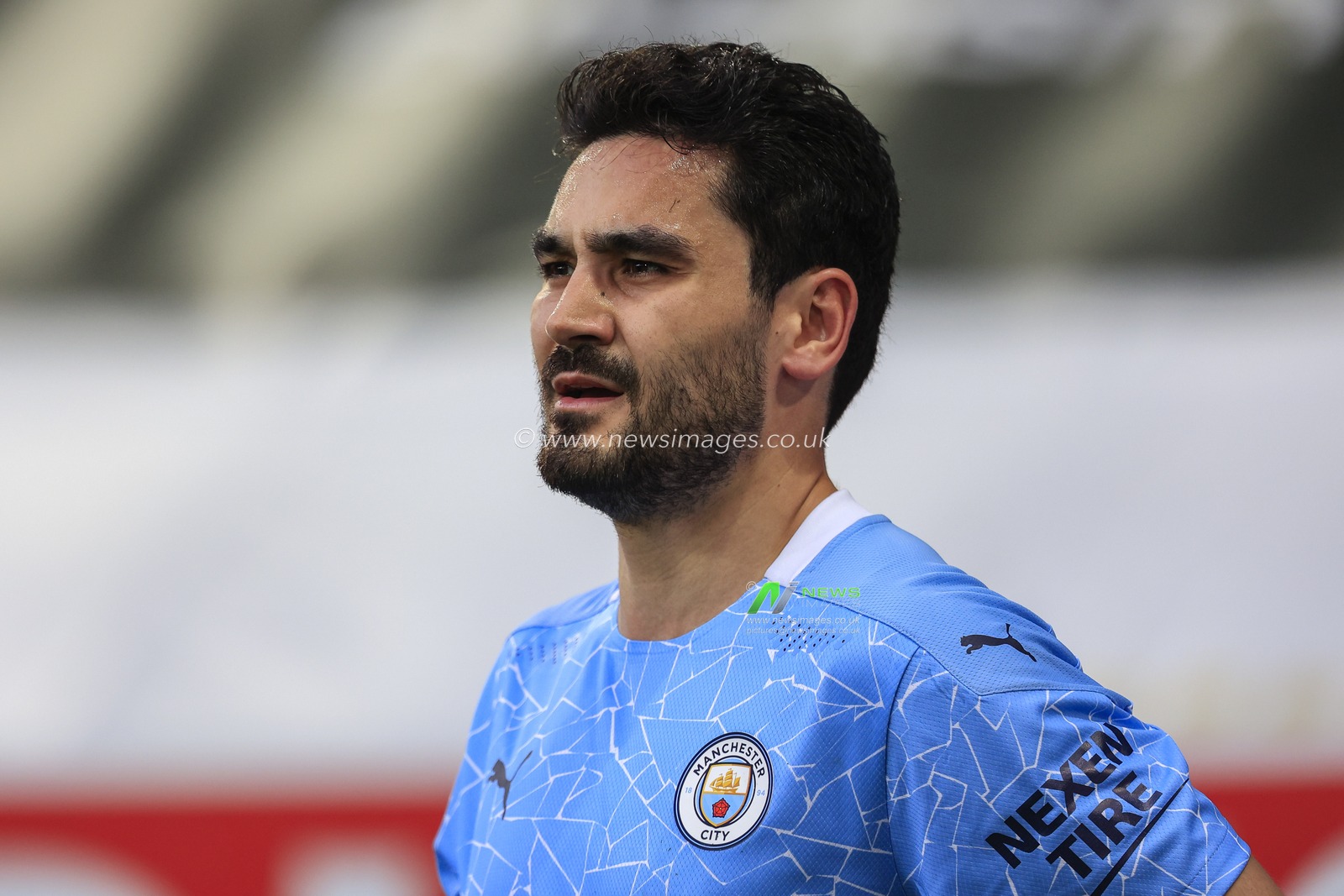 Ä°lkay GÃ¼ndoÄŸan #8 of Manchester City during the game