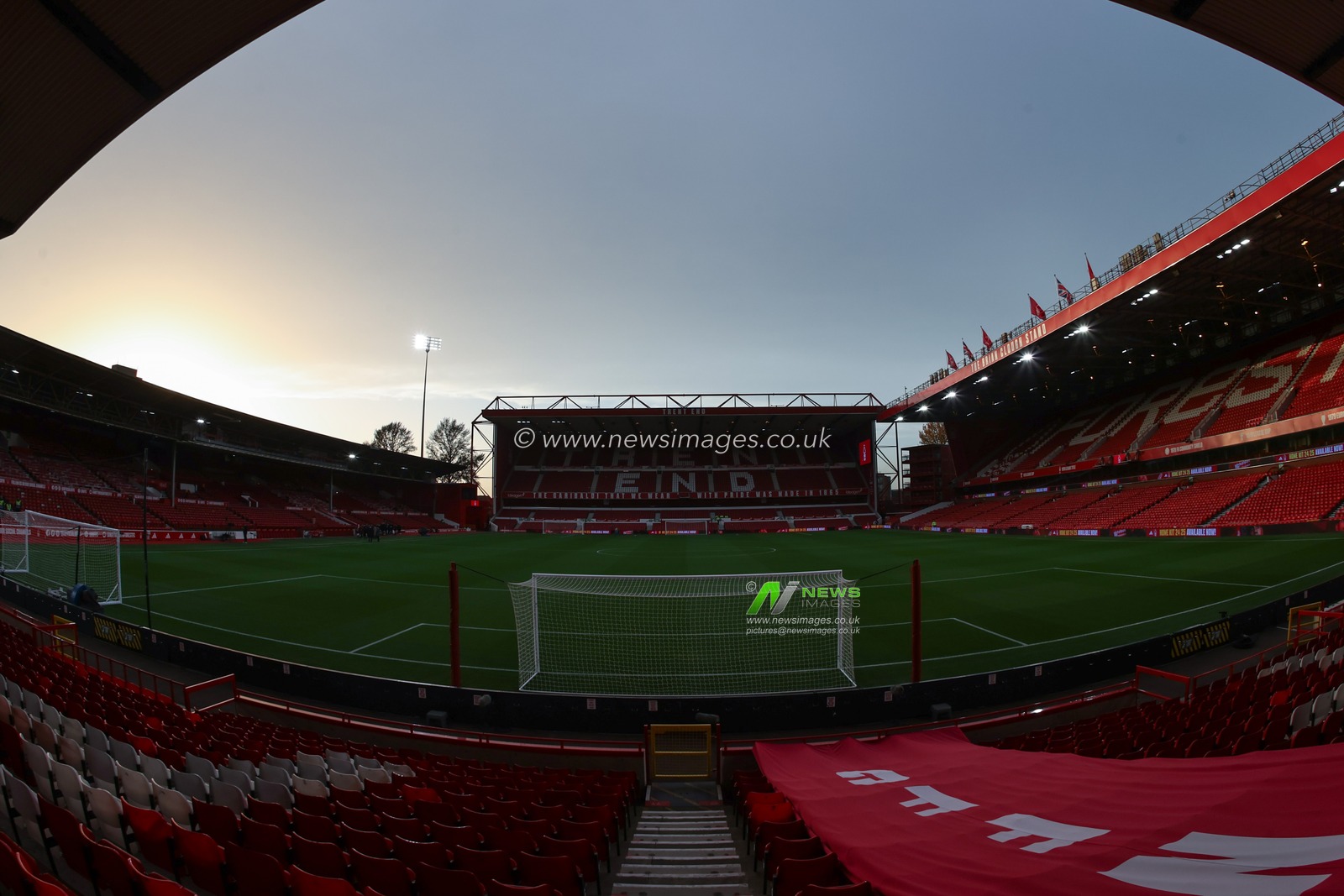 A general view of the City Ground ahead of the Premier League match Nottingham Forest vs Crystal Palace at City Ground, Nottingham, United Kingdom, 21st October 2024

(Photo by Alfie Cosgrove/News Images)