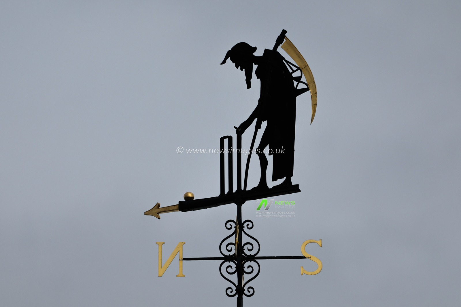 The wind vane on the clock tower at Lords during the England v Sri Lanka 2nd Rothesay Test Match Day 2 at Lords, London, United Kingdom, 30th August 2024

(Photo by Mark Cosgrove/News Images)