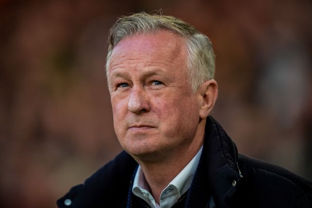 Michael O'Neill manager of Blackburn Rovers looks on during the Sky Bet Championship match Sheffield United vs Blackburn Rovers at Bramall Lane, Sheffield, United Kingdom on 22 April 2026

(Photo by Maynard Manyowa/News Images)