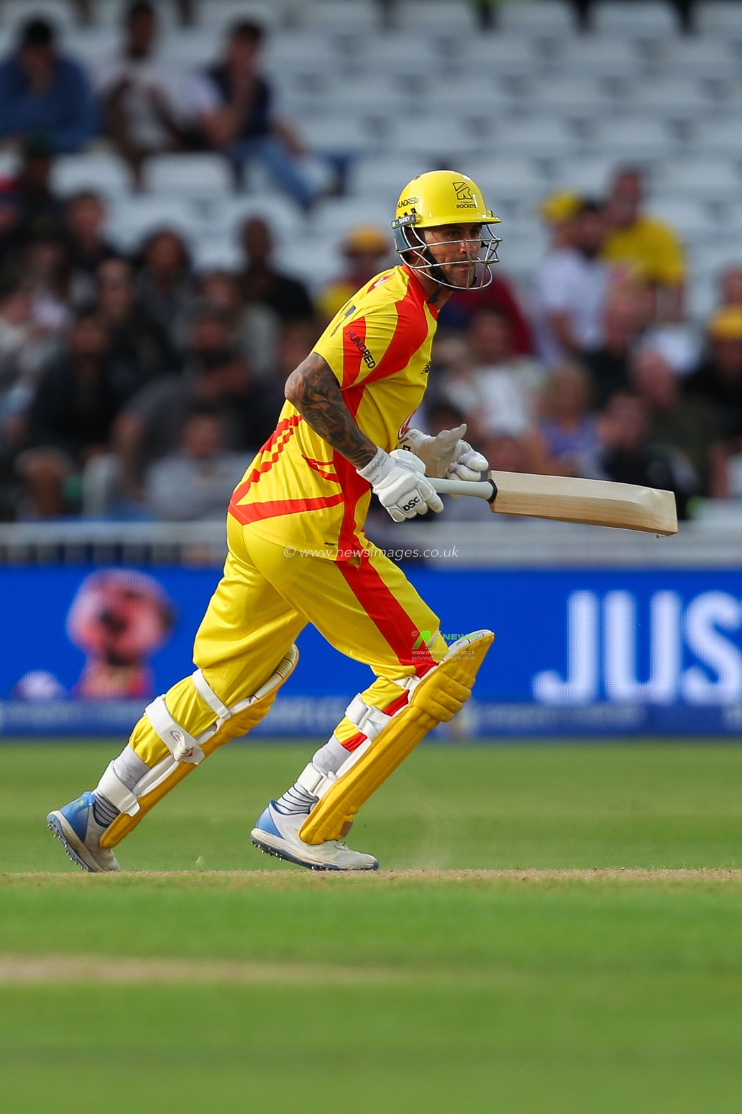 Alex Hales of Trent Rockets runs during the The Hundred match Trent Rockets vs London Spirit at Trent Bridge, Nottingham, United Kingdom, 7th August 2024

(Photo by Izzy Poles/News Images)