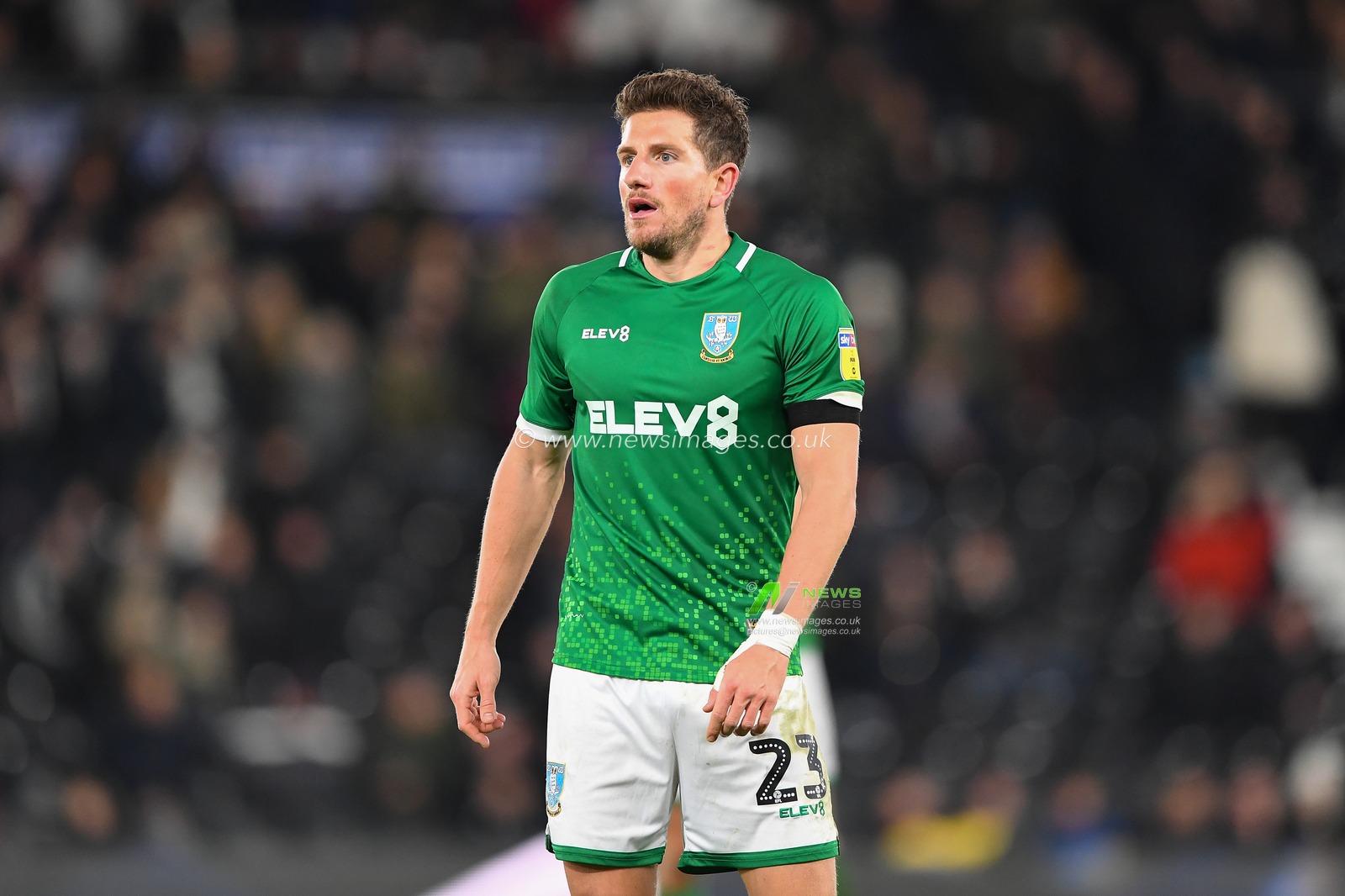 11th December 2019, Pride Park Stadium, Derby, England; Sky Bet Championship, Derby County v Sheffield Wednesday : Sam Hutchinson (23) of Sheffield Wednesday 

Credit: Jon Hobley/News Images
