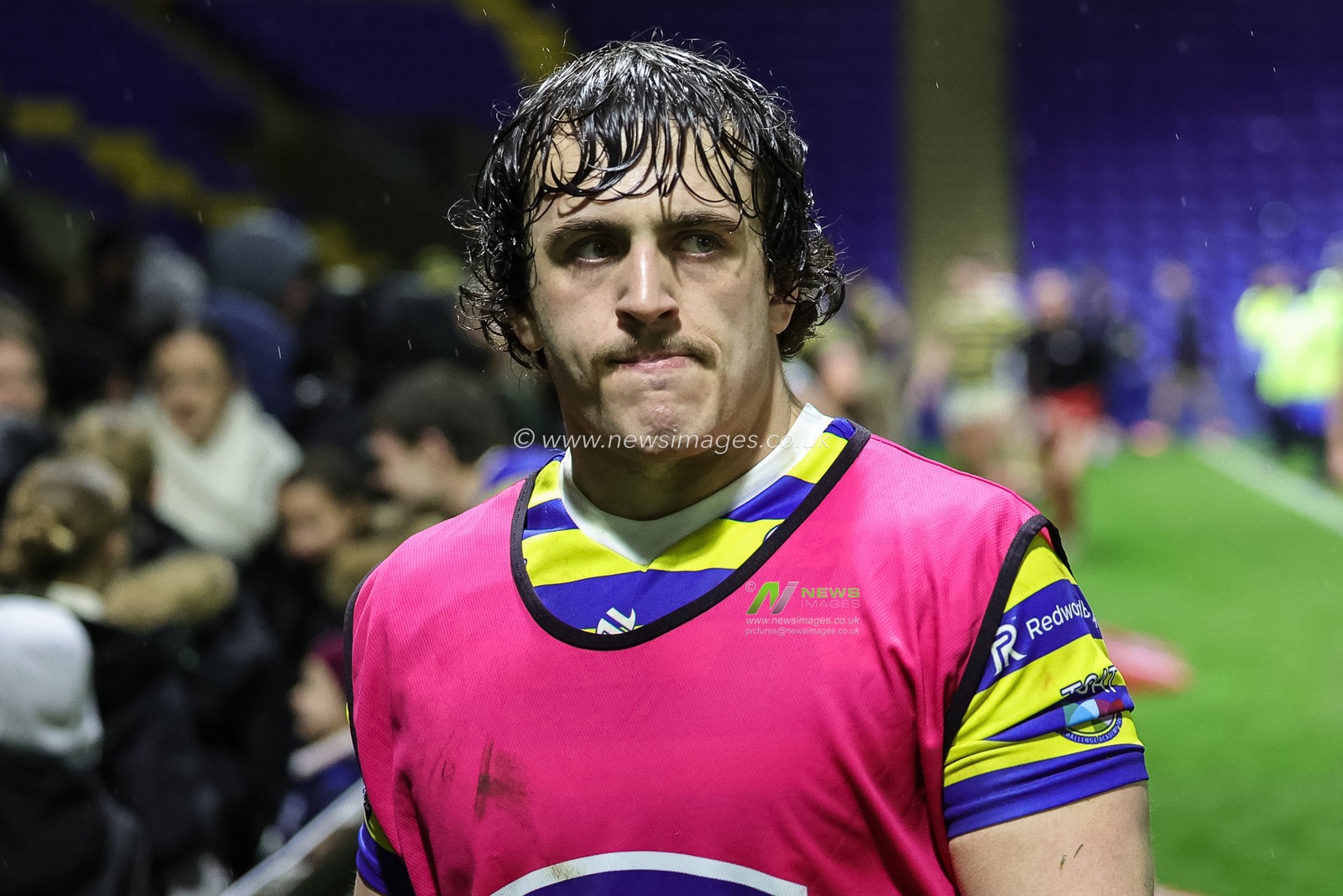 Max Wood of Warrington Wolves during the Pre Season match Warrington Wolves vs Leigh Leopards at Halliwell Jones Stadium, Warrington, United Kingdom, 30th January 2026

(Photo by Mark Cosgrove/News Images)