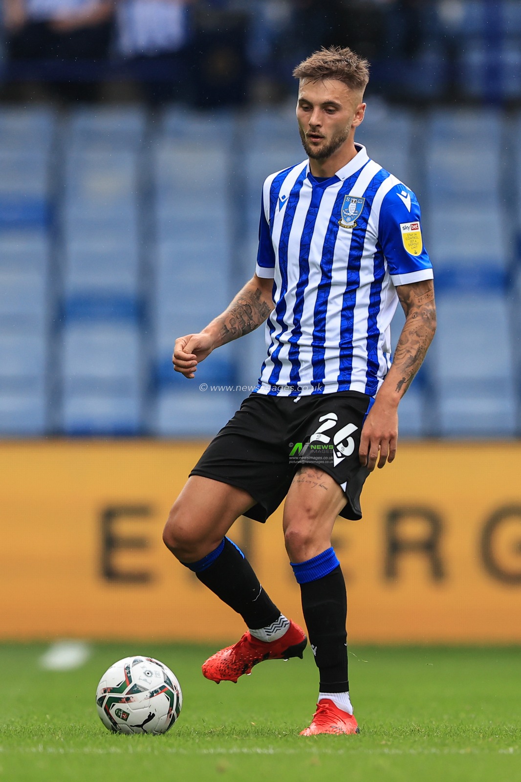 Lewis Wing #26 of Sheffield Wednesday during the game
