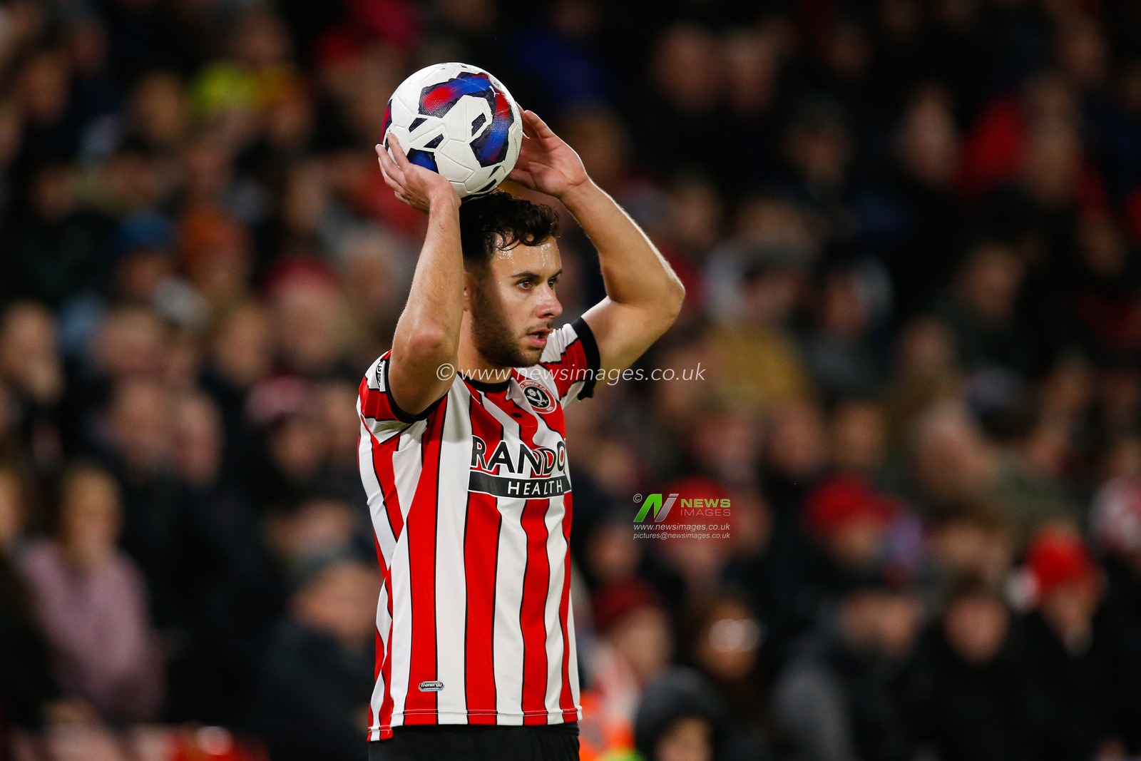George Baldock #2 of Sheffield United during the Sky Bet Championship match Sheffield United vs Rotherham United at Bramall Lane, Sheffield, United Kingdom, 8th November 2022

(Photo by Ben Early/News Images)