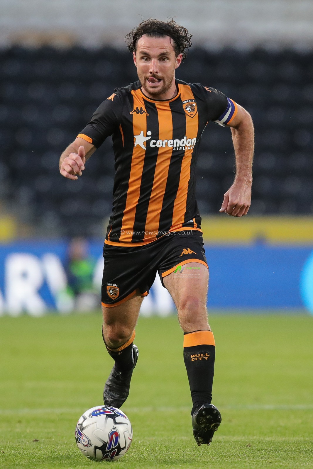 Lewie Coyle #2 of Hull City on the ball during the Pre-season friendly match Hull City vs Barnsley at MKM Stadium, Hull, United Kingdom, 18th July 2023

(Photo by James Heaton/News Images)