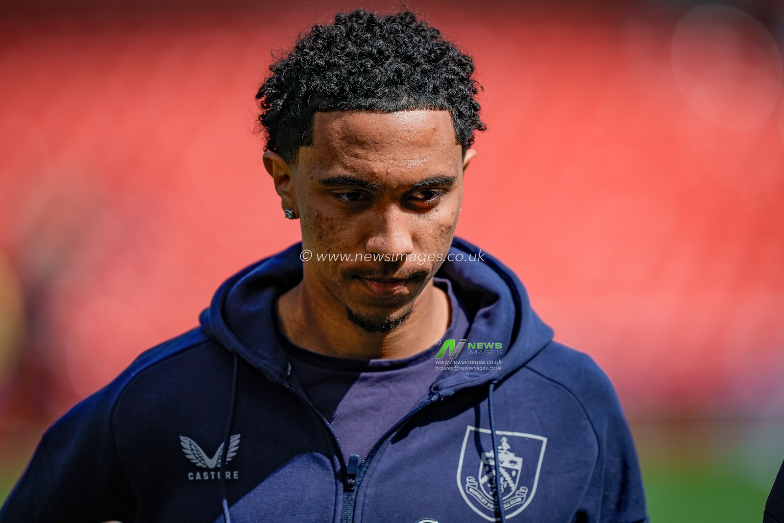 Josh Laurent of Burnley inspects the pitch prior to kick off during the Premier League match Nottingham Forest vs Burnley at City Ground, Nottingham, United Kingdom on 19 April 2026

(Photo by Maynard Manyowa/News Images)