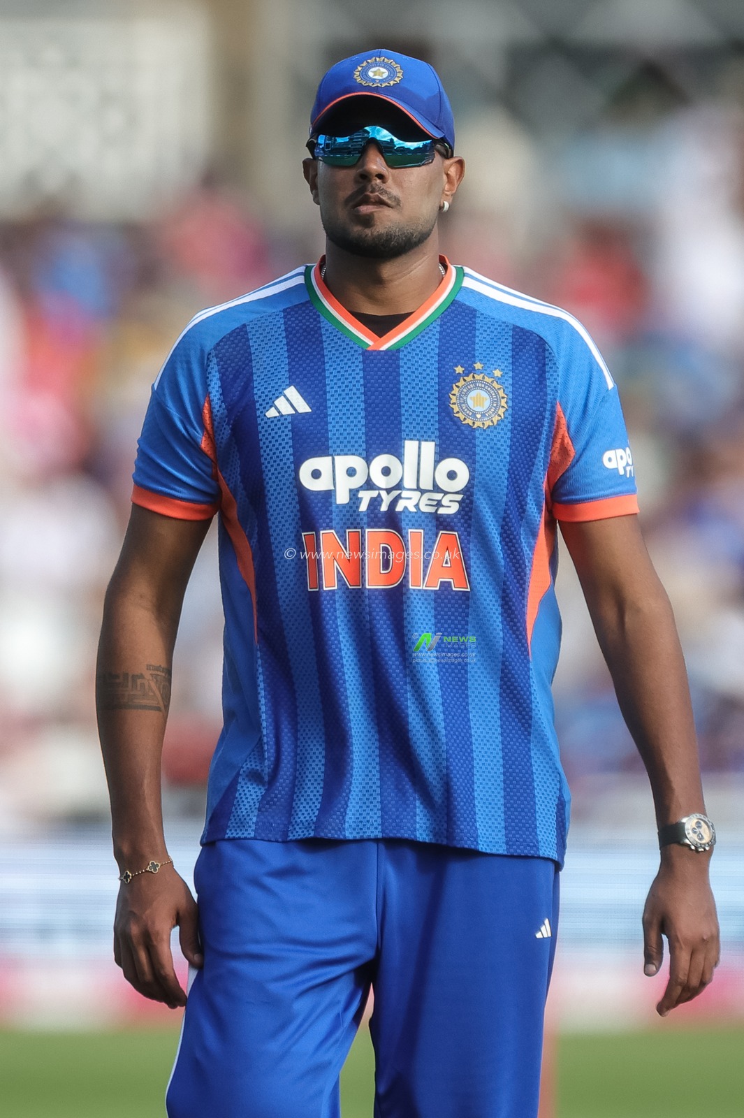 Harshit Rana of India during the Third Vitality T20 International match England vs India at Trent Bridge, Nottingham, United Kingdom on 07 July 2026

(Photo by Mark Cosgrove/News Images)