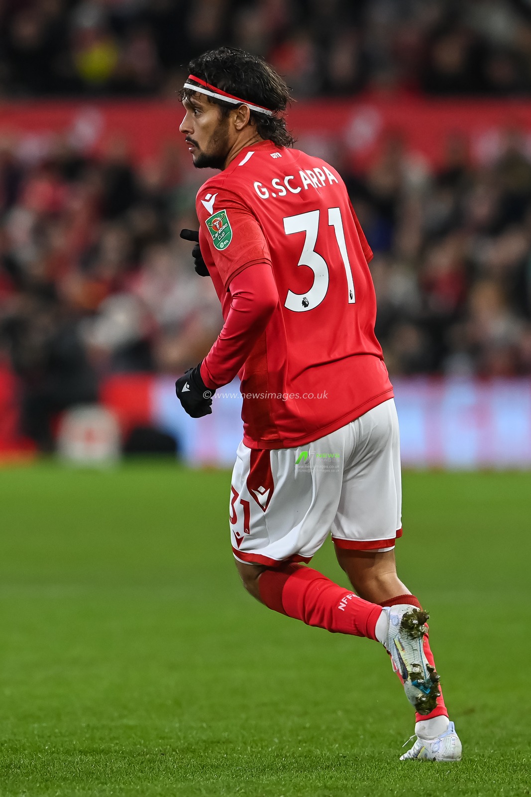 Gustavo Scarpa #31 of Nottingham Forest in action during the Carabao Cup Semi-Finals match Nottingham Forest vs Manchester United at City Ground, Nottingham, United Kingdom, 25th January 2023

(Photo by Craig Thomas/News Images)
