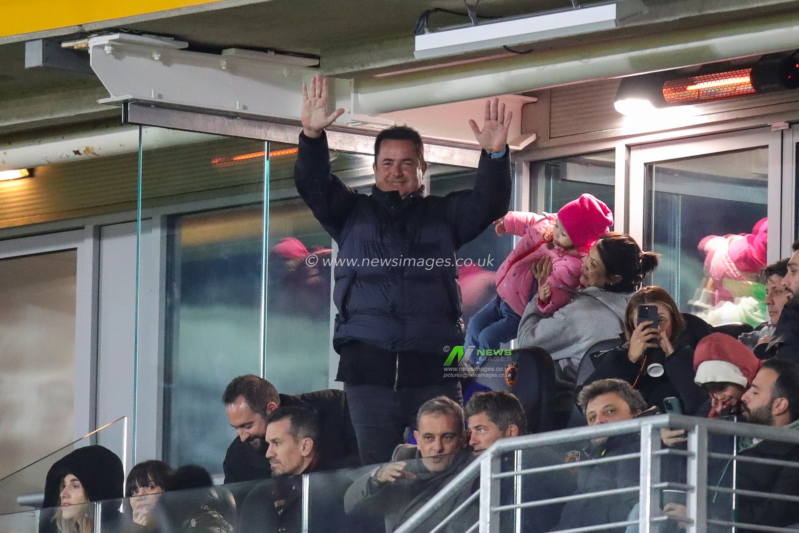 Acun Ilicali, owner of Hull City acknowledges the supporters during the Sky Bet Championship match Hull City vs Burnley at MKM Stadium, Hull, United Kingdom, 15th March 2023

(Photo by James Heaton/News Images)