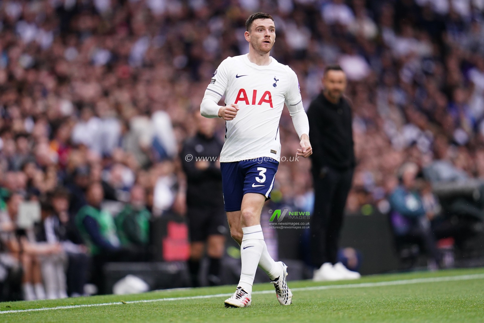 Andrew Robertson of Tottenham Hotspur during the Premier League match Tottenham Hotspur vs Newcastle Untied at Tottenham Hotspur Stadium, London, United Kingdom on 29 August 2026

(Photo by Harvey Murphy/News Images)