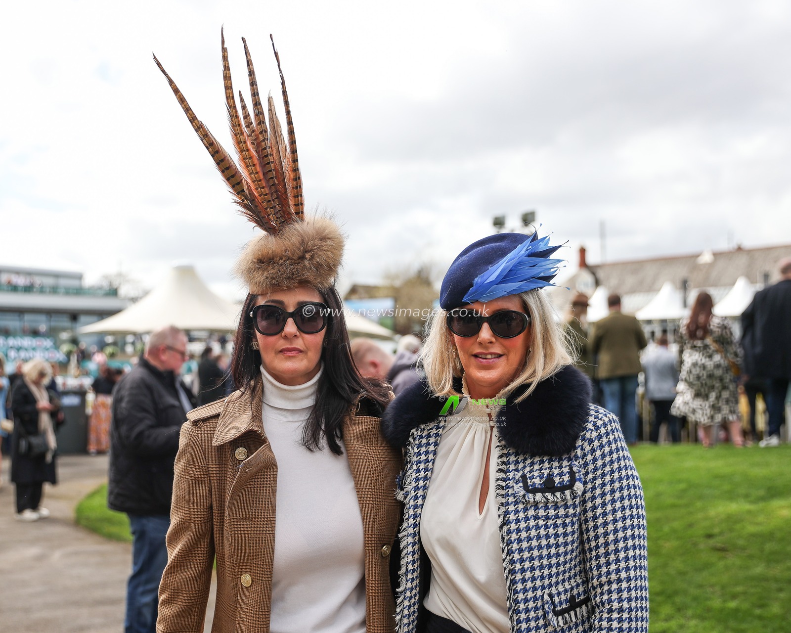 Racegoers during the Randox Grand National 2024 Opening Day at Aintree Racecourse, Liverpool, United Kingdom, 11th April 2024

(Photo by Mark Cosgrove/News Images)