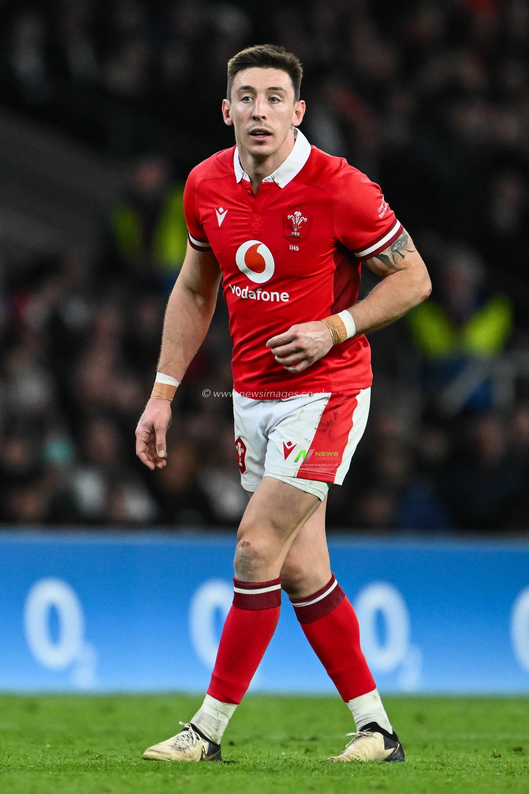 Josh Adams of Wales during the 2024 Guinness 6 Nations match England vs Wales at Twickenham Stadium, Twickenham, United Kingdom, 10th February 2024

(Photo by Craig Thomas/News Images)