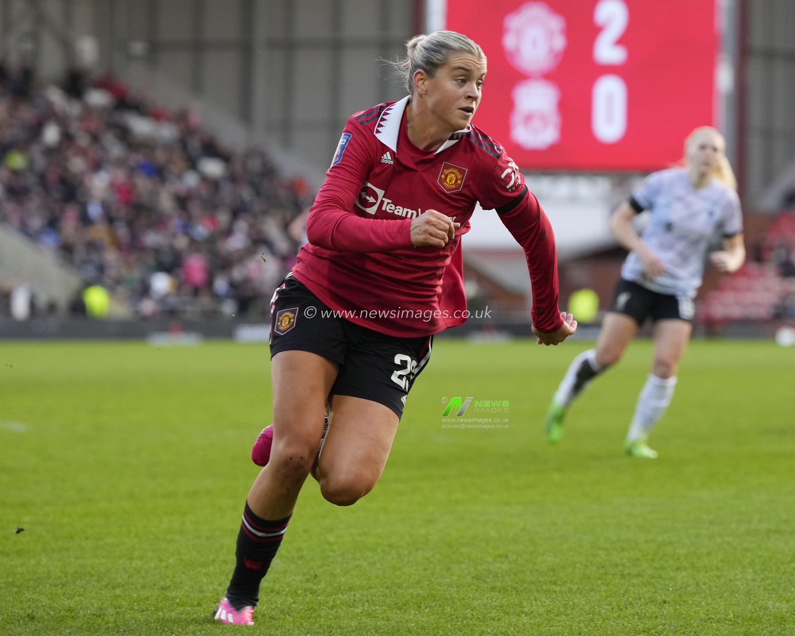 Alessia Russo #23 of Manchester United during the The Fa Women's Super League match Manchester United Women vs Liverpool Women at Leigh Sports Village, Leigh, United Kingdom, 15th January 2023

(Photo by Steve Flynn/News Images)