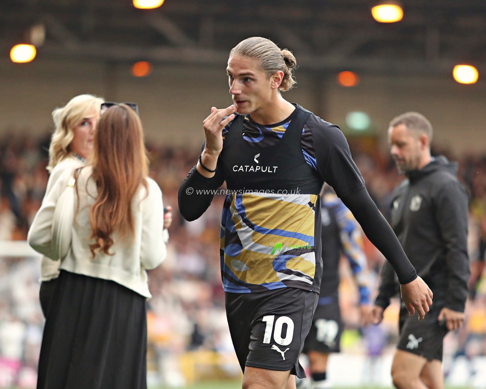 Lorent Tolaj of Port Vale F.C. before the Sky Bet League 1 match Port Vale vs Cardiff City at Vale Park, Burslem, United Kingdom, 7th August 2025(Photo by Sam Eaden/News Images)