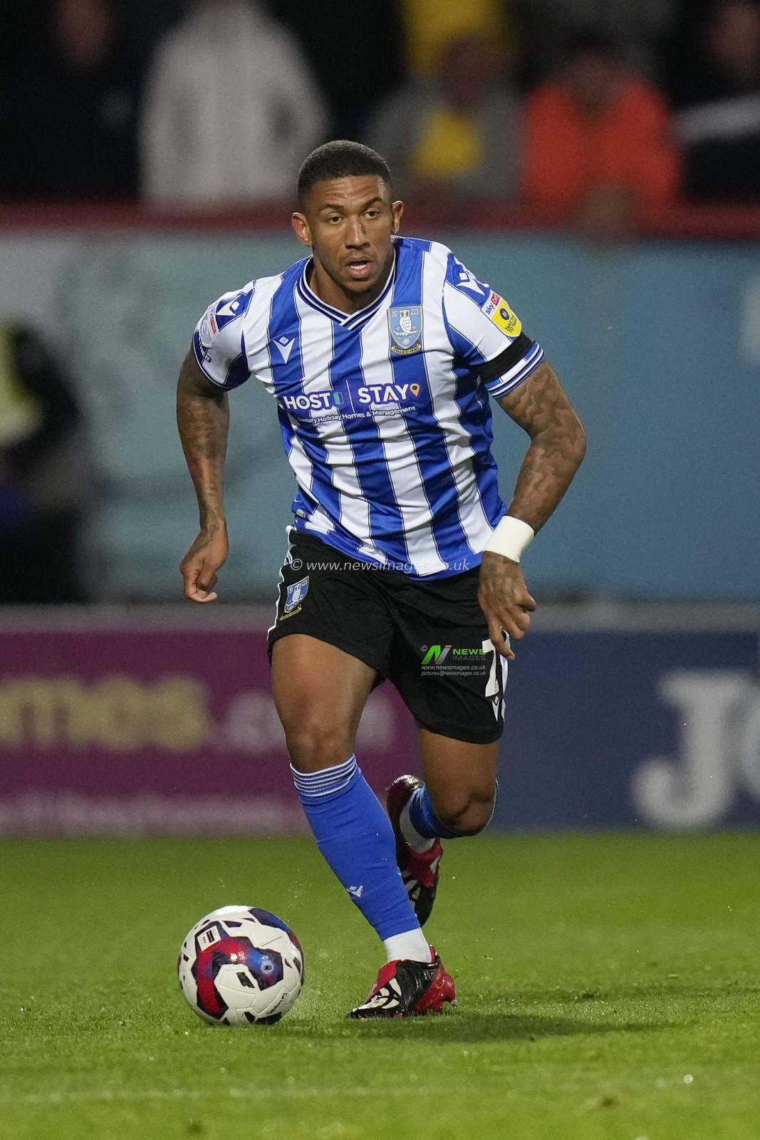 Liam Palmer of Sheffield Wednesday during the Sky Bet League 1 match Morecambe vs Sheffield Wednesday at Mazuma Stadium, Morecambe, United Kingdom, 13th September 2022

(Photo by Steve Flynn/News Images)