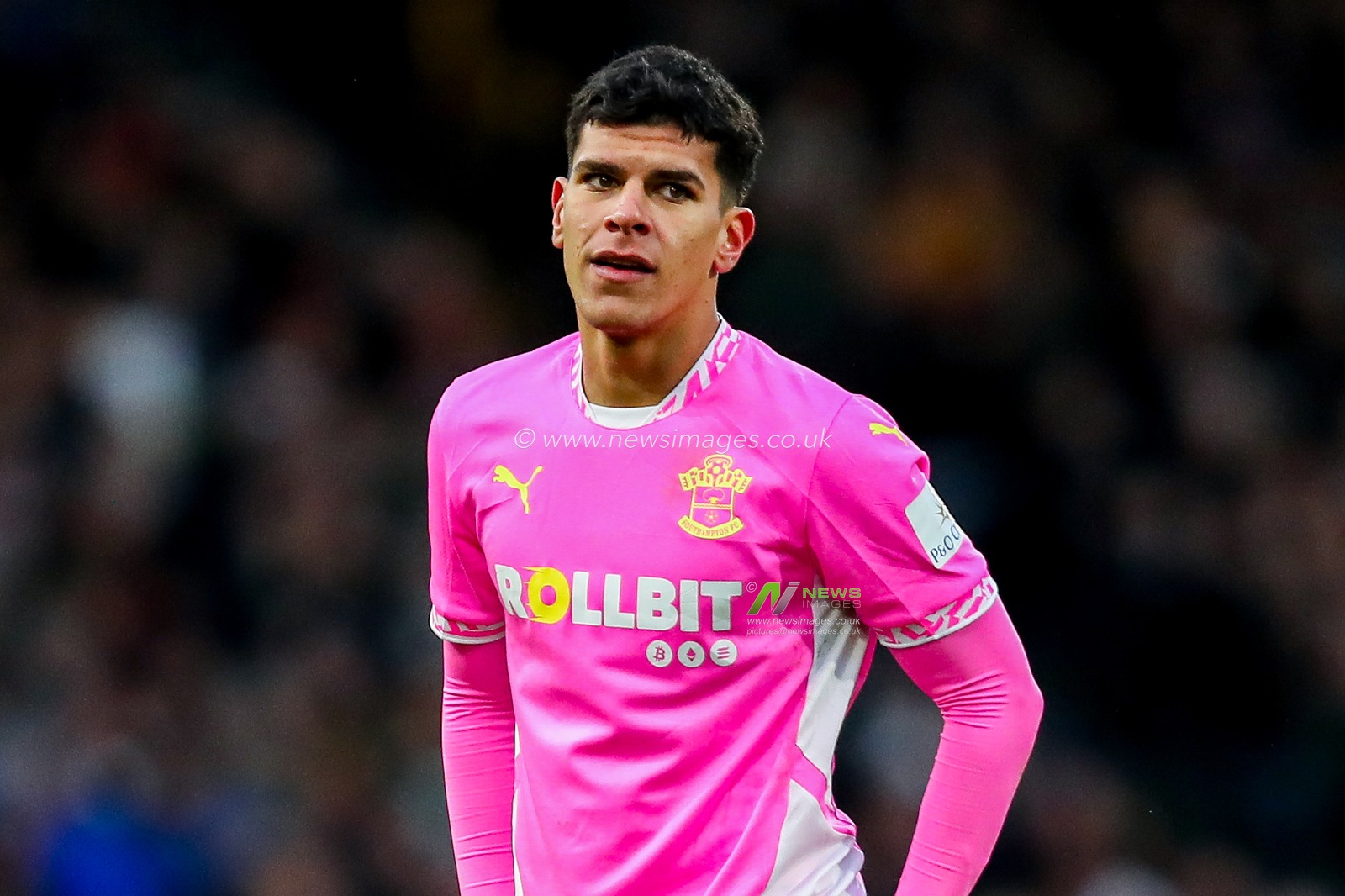 Mateus Fernandes of Southampton looks on during the Premier League match Fulham vs Southampton at Craven Cottage, London, United Kingdom, 22nd December 2024

(Photo by Izzy Poles/News Images)