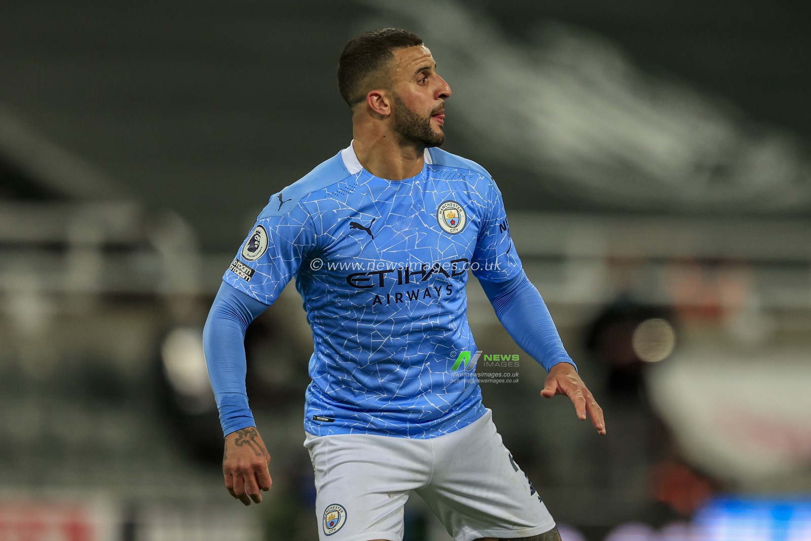 Kyle Walker #2 of Manchester City during the game