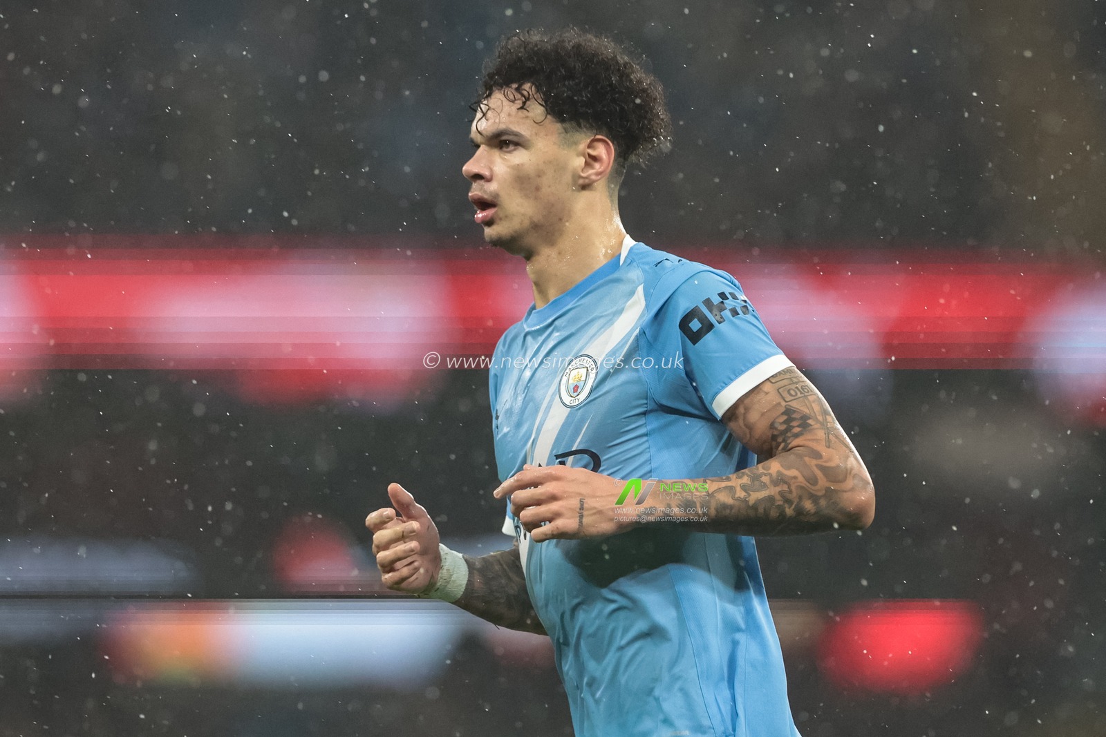 Nico O'Reilly of Manchester City during the Premier League match Manchester City vs Fulham at Etihad Stadium, Manchester, United Kingdom on 11 February 2026

(Photo by Mark Cosgrove/News Images)