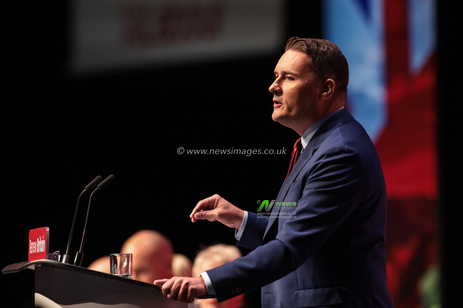 Wes Streeting MP, Secretary of State for Health and Social Care addresses the conference during the Labour Party Annual Conference 2025 Day 3 at The ACC, Liverpool, United Kingdom, 30th September 2025

(Photo by Mark Cosgrove/News Images)