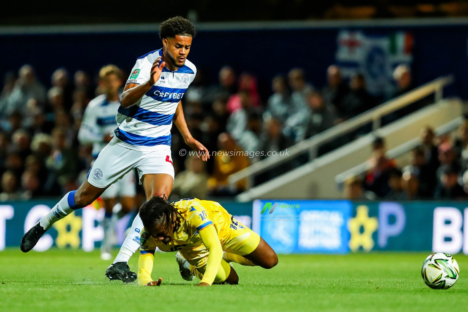 during the Carabao Cup match Queens Park Rangers vs Crystal Palace at Kiyan Prince Foundation Stadium, London, United Kingdom, 17th September 2024

(Photo by Izzy Poles/News Images)