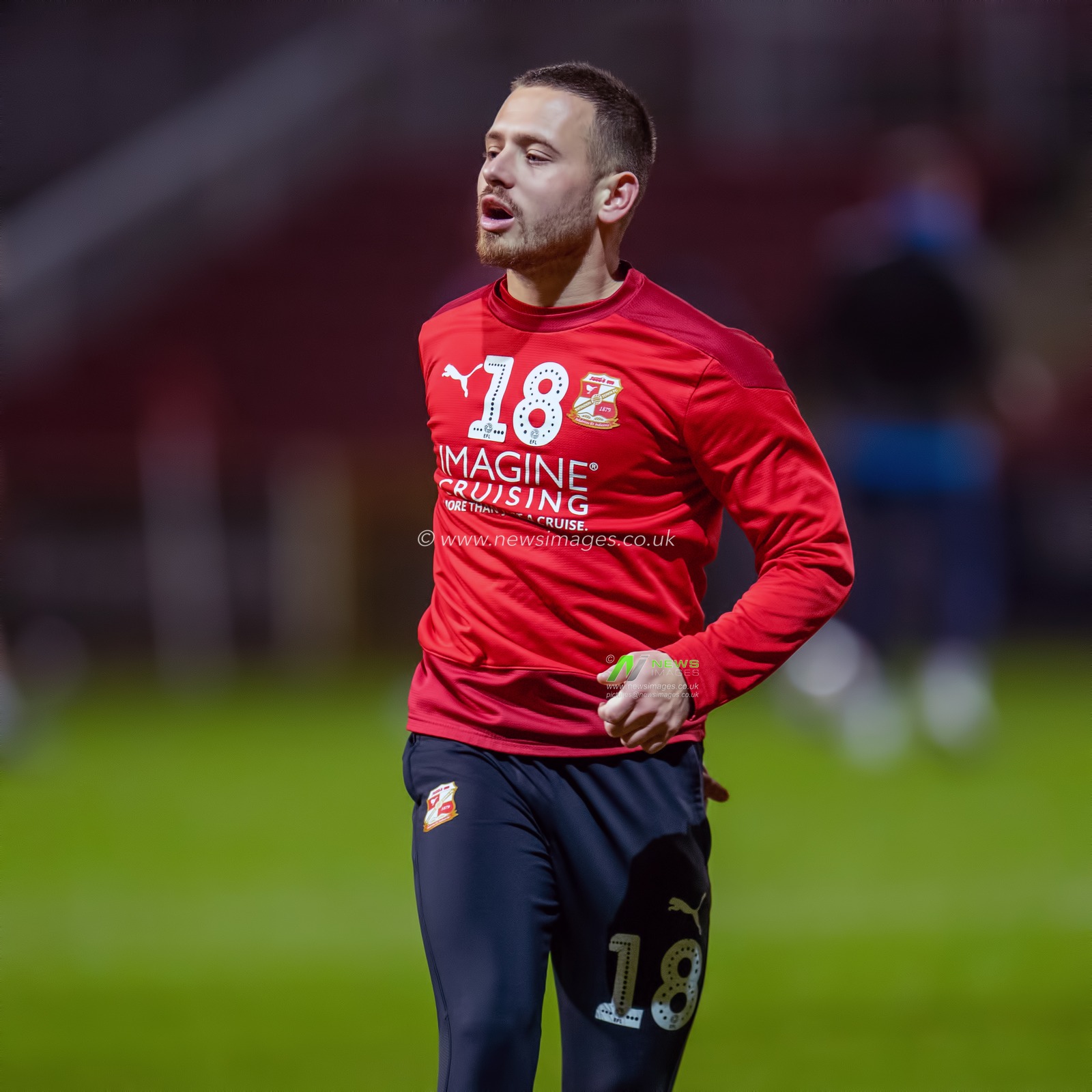 Jack Payne #18 of Swindon Town