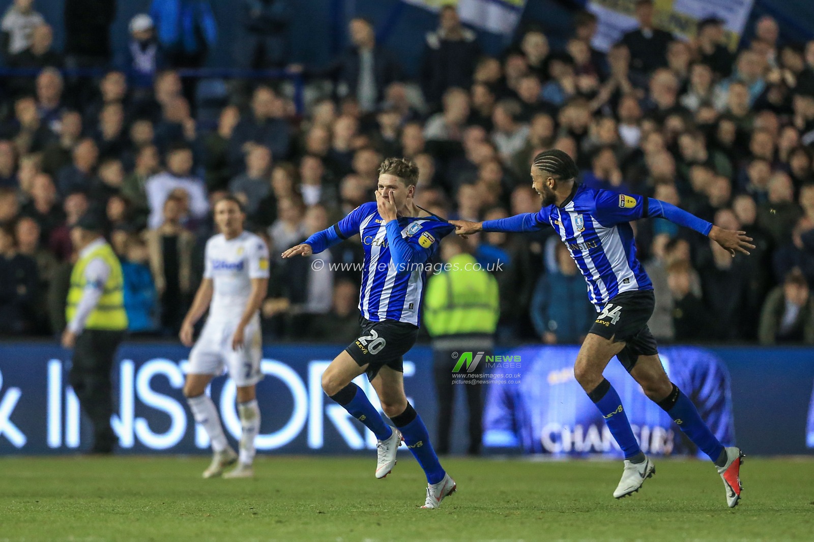 28th September 2018, Hillsborough, Sheffield, England; Sky Bet Championship, Sheffield Wednesday v Leeds Utd : Adam Reach of Sheffield Wednesday celebrates his goal to make it 1-0

Credit: Mark Cosgrove/News Images,

English Football League images are subject to DataCo Licence