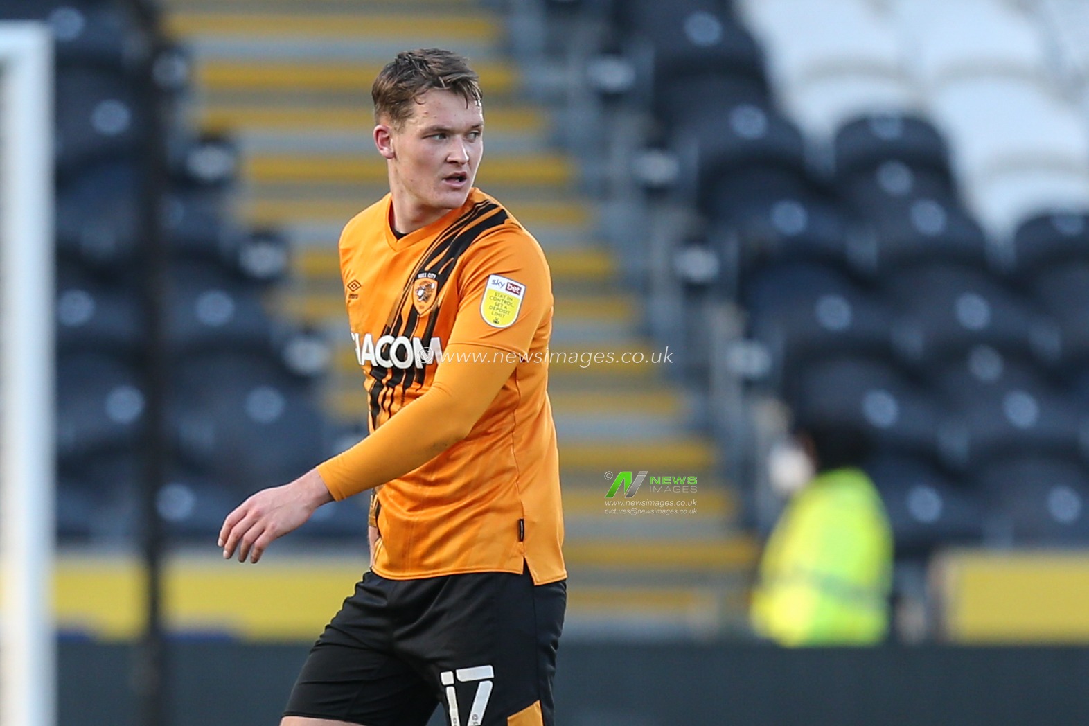Sean McLoughlin #17 of Hull City during the game