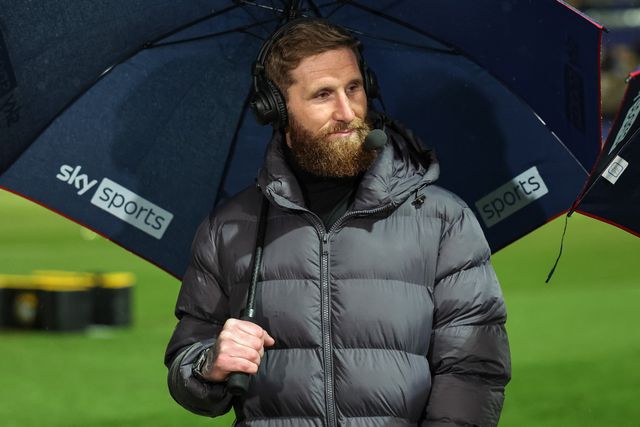 Sam Tomkins during a live broadcast at the Betfred Super League Round 1 match York Knights vs Hull KR at LNER Community Stadium, Lincoln, United Kingdom on 12 February 2026

(Photo by Mark Cosgrove/News Images)